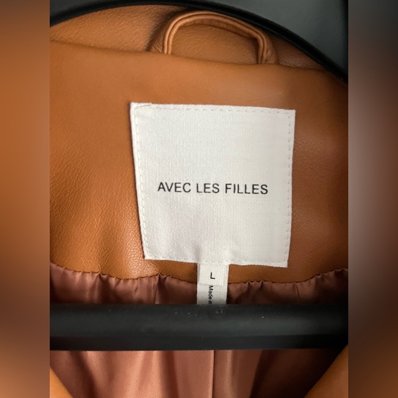 Avec Les Filles faux leather jacket - Picture 3 of 8